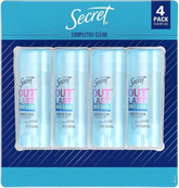 Sweat and Odor 4-Pack Clear Gel Deodorant 73g Each